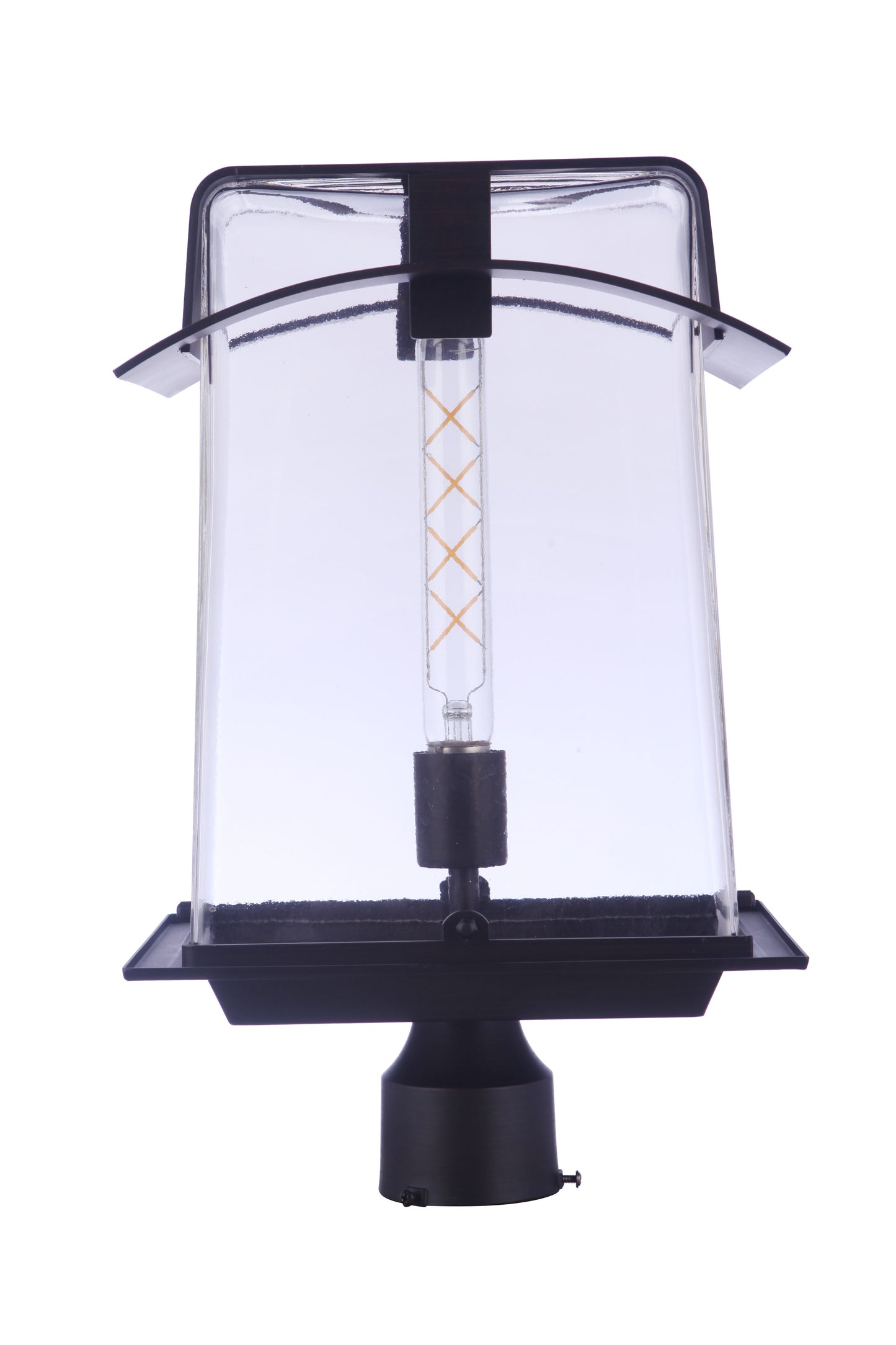 ZA6025-ABZ - Smithy 1 Light 18" High Outdoor Post - Aged Bronze Brushed