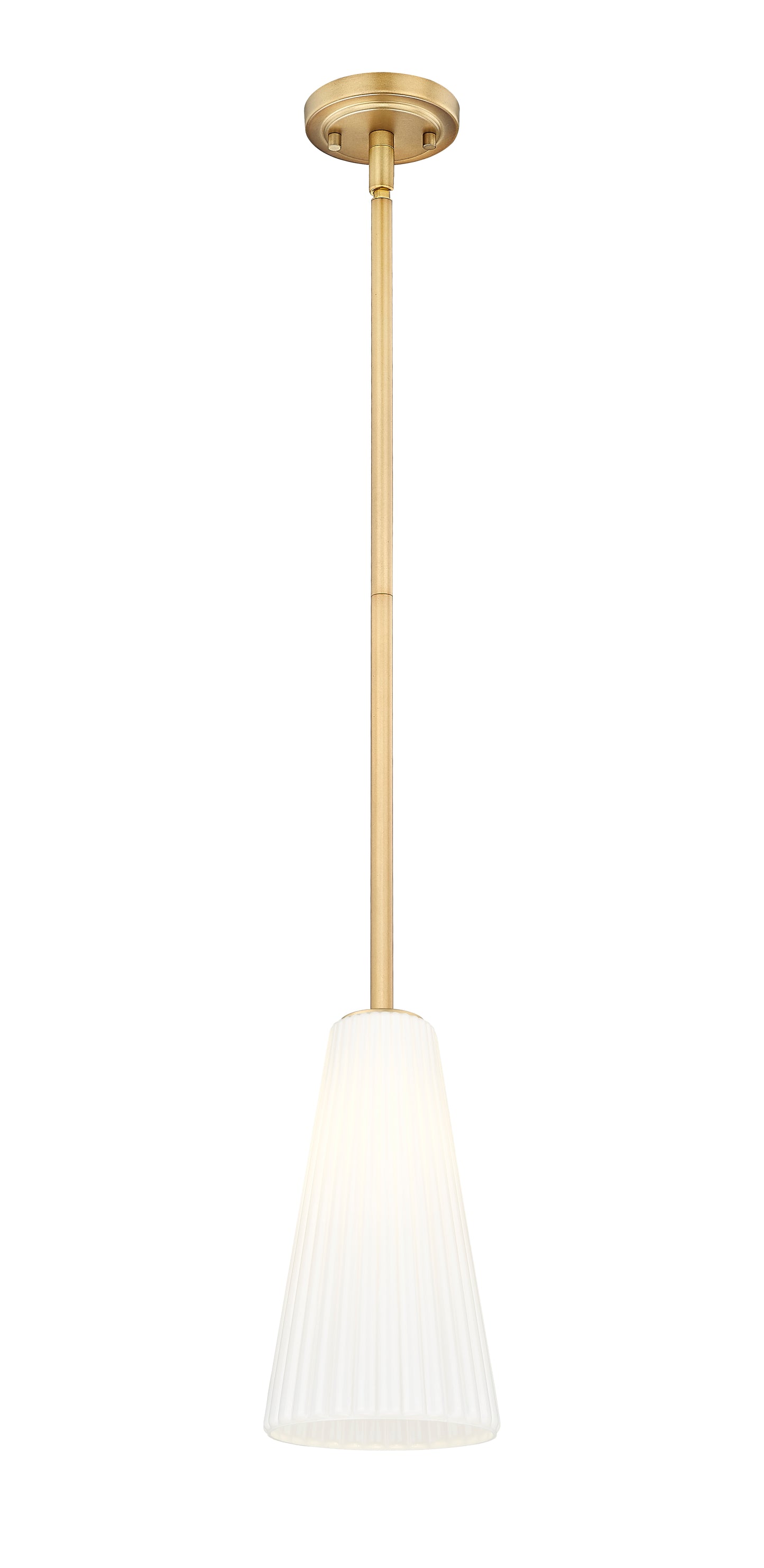 3043P7-ROD-MGLD - Farrell 1 Light 7" Pendant - Modern Gold