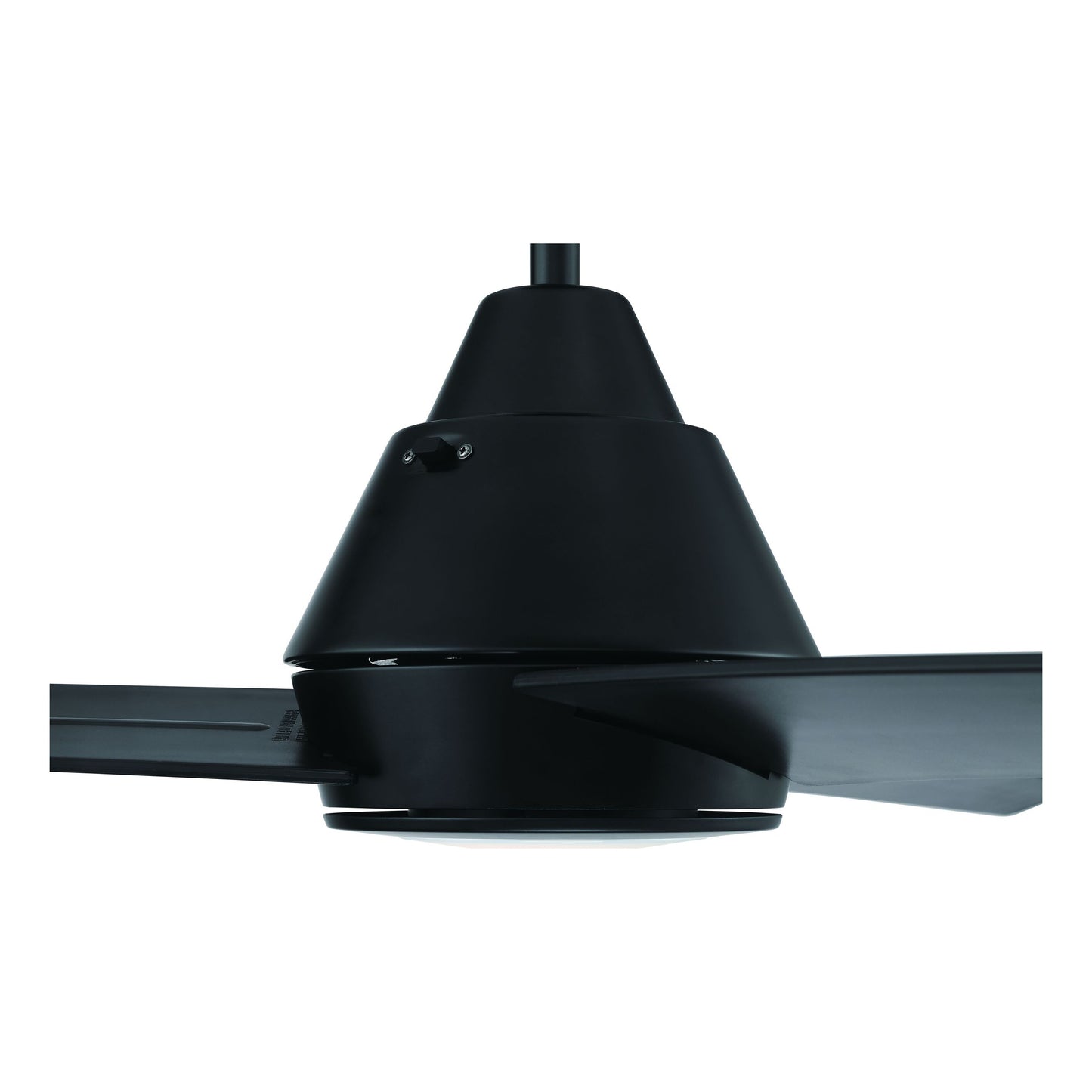 Acadian 56" 3 Blade Indoor / Outdoor Ceiling Fan with Light Kit - Flat Black