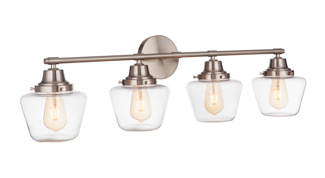19538BNK4 - Essex 4 Light 38" Wide Vanity Light - Brushed Nickel
