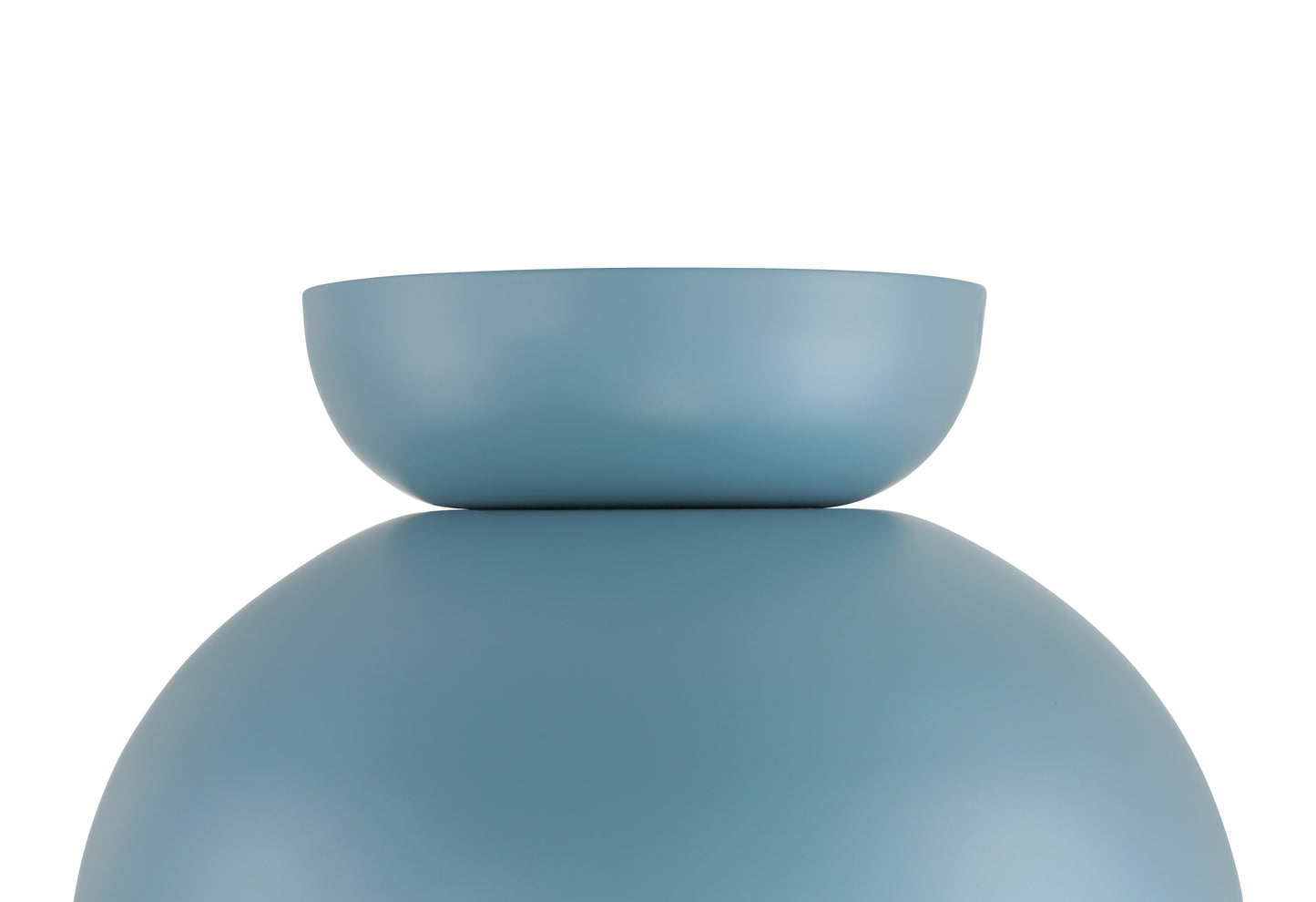 59181-DB - Ventura Dome 1 Light 10.5" Wide Flush Mount - Dusty Blue