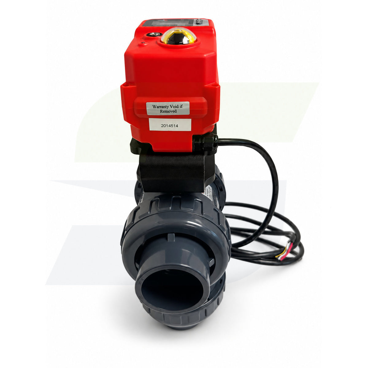 251060015 - 1-1/2" Type 23 PVC 3-Way Ball Valve - Smart Fail-Safe Actuated, EPDM