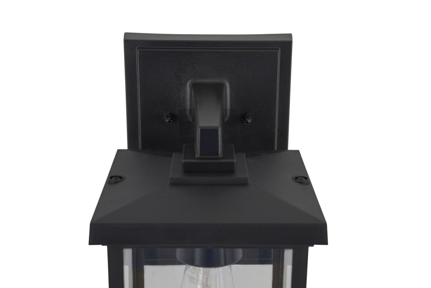 ZA2414-TB-C - Resilience Lanterns 1 Light 14" High Outdoor Wall Lantern - Textured Black