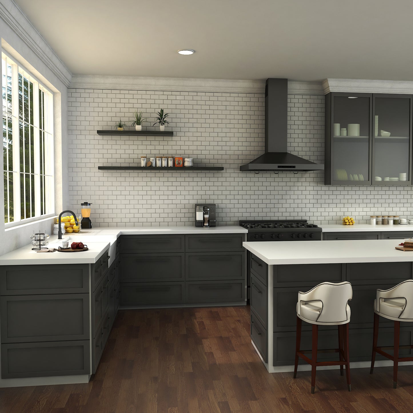 GEM-KF-MB - Gemini Kitchen Faucet in Matte Black