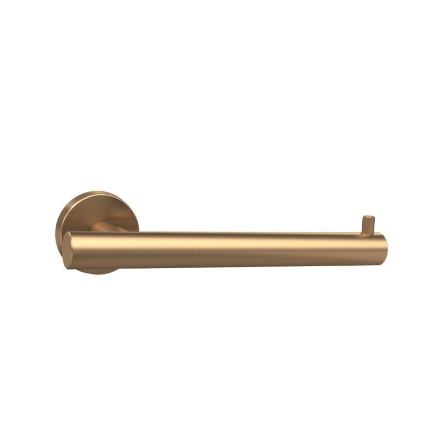ARRONDIBBZ13 - Bathroom Kit with Tissue Roller and Towel Bar - Golden Champagne
