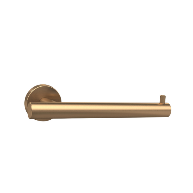 ARRONDIBBZ13 - Bathroom Kit with Tissue Roller and Towel Bar - Golden Champagne