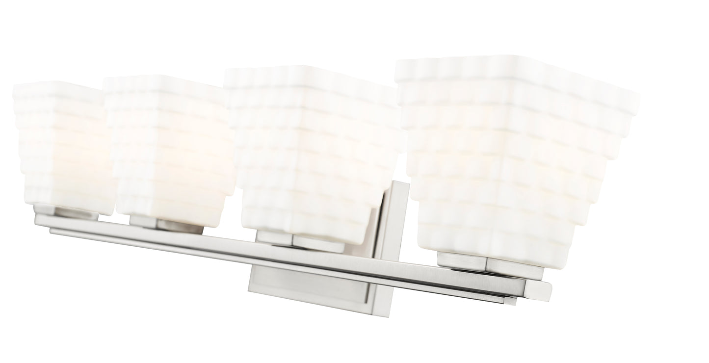 7514-4V-BN - Annalise 4 Light 32" Vanity - Brushed Nickel