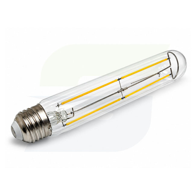 Tubular T10 LED Filament Clear Dimmable Light Bulb 2700K - 7.25"