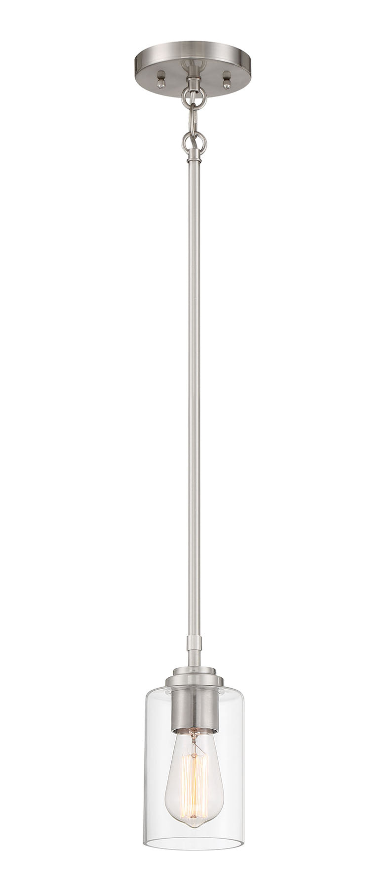 56091-BNK - Stowe 1 Light 5.13" Wide Mini Pendant - Brushed Nickel
