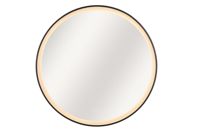 MIR3201CL-FB3C - Ross 1 Light 32" Wide Framed,LED Mirror - Flat Black