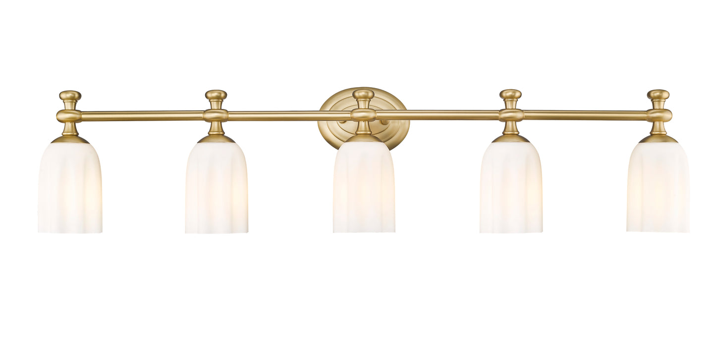 1102-5V-MGLD - Orion 5 Light 40" Vanity - Modern Gold