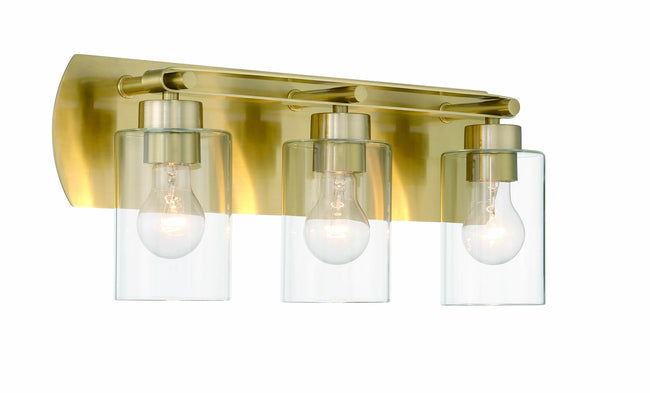17621SB3 - Hendrix 3 Light 20" Wide Vanity Light - Satin Brass