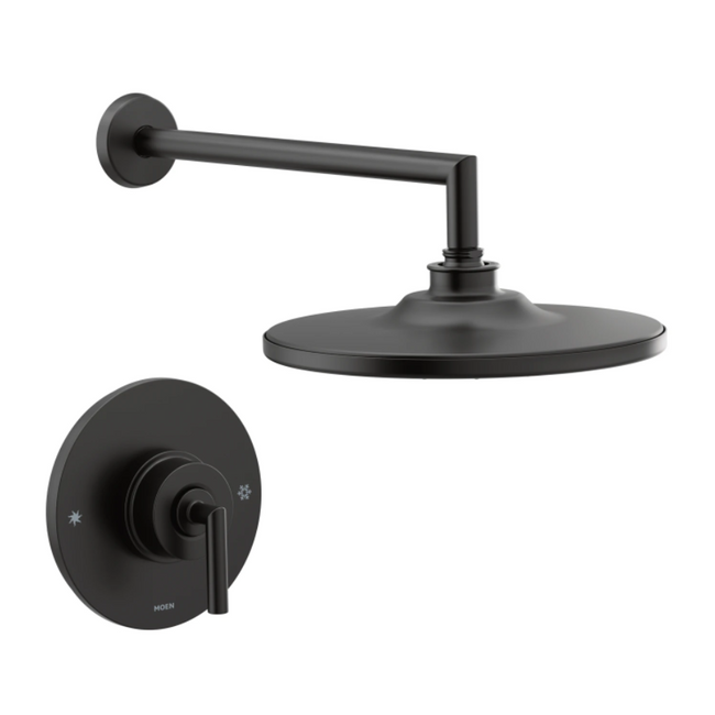 S110BL - Arris Shower Arm - Matte Black