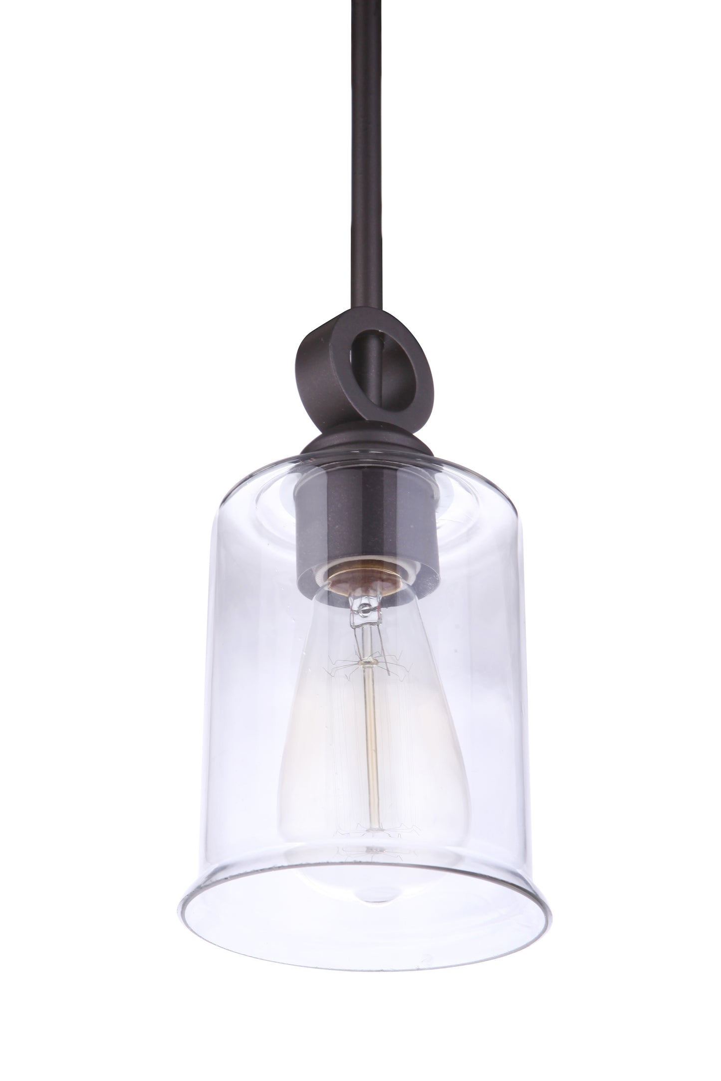 56491-ESP - Romero 1 Light 5" Wide Mini Pendant - Espresso