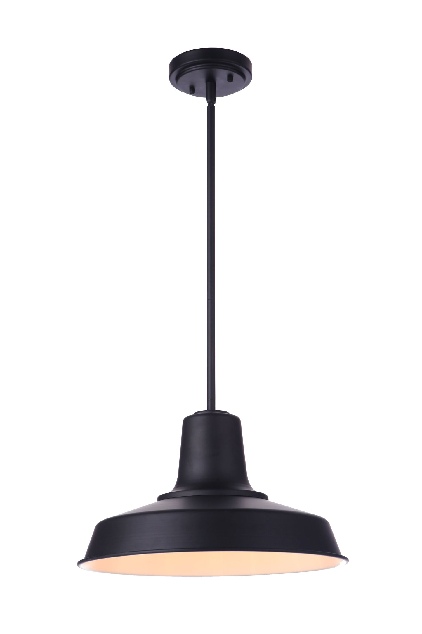 ZA5701-MN - Briscoe 1 Light 15" Wide Outdoor Pendant - Midnight