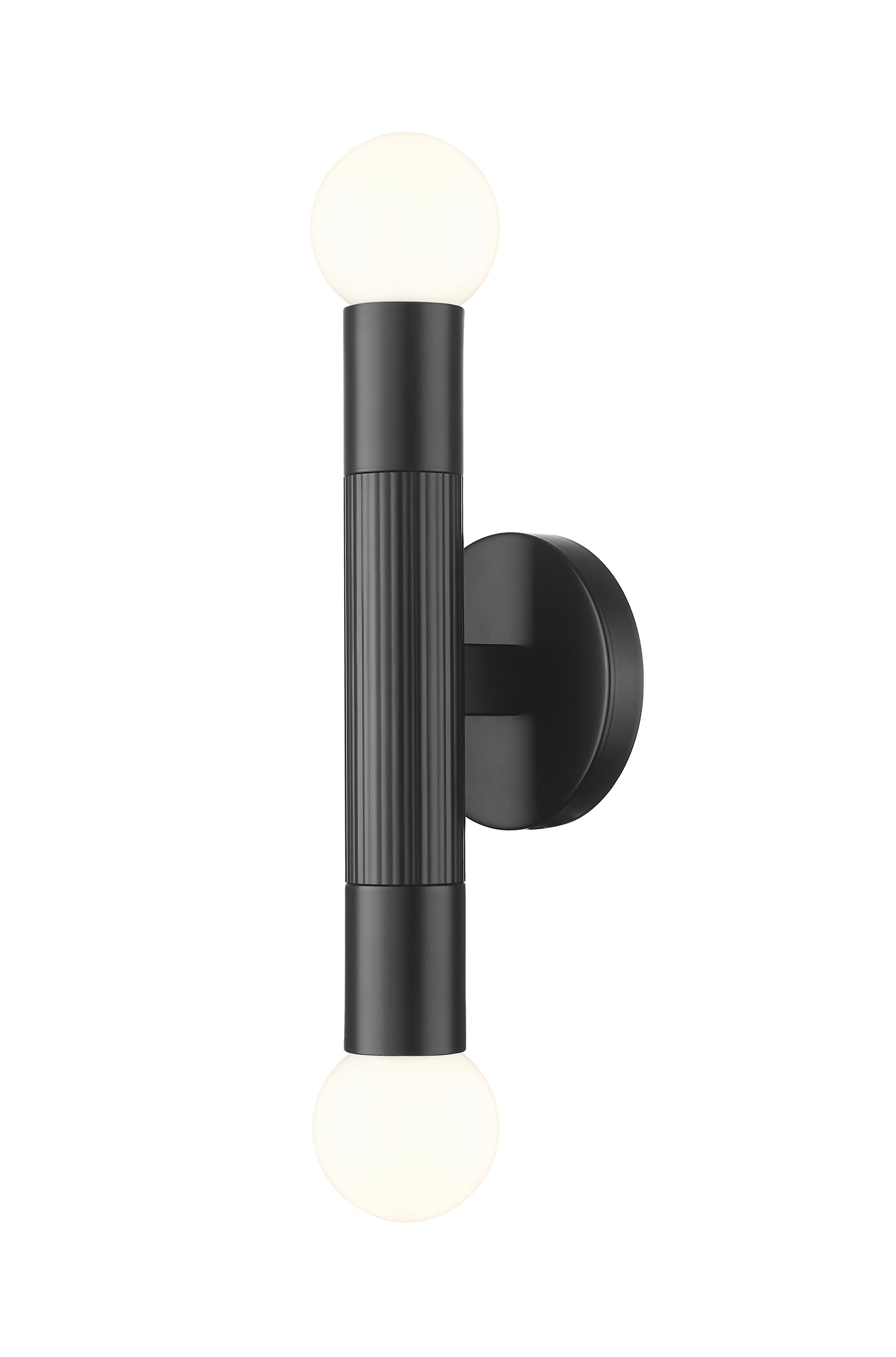 1956-2S-MB - Stari 2 Light Wall 12" Sconce - Matte Black