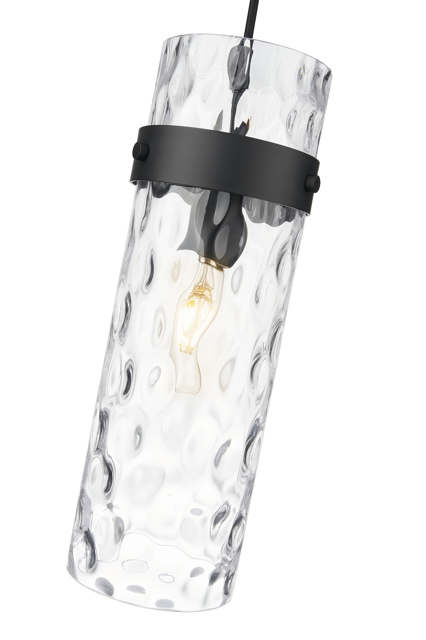 7002P5-MB - Fontaine 1 Light 6" Pendant - Matte Black