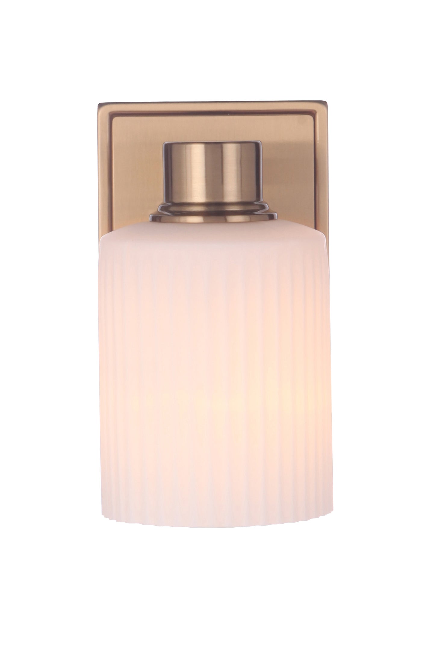 12905SB1 - Bretton 1 Light 8" High Wall Sconce - Satin Brass