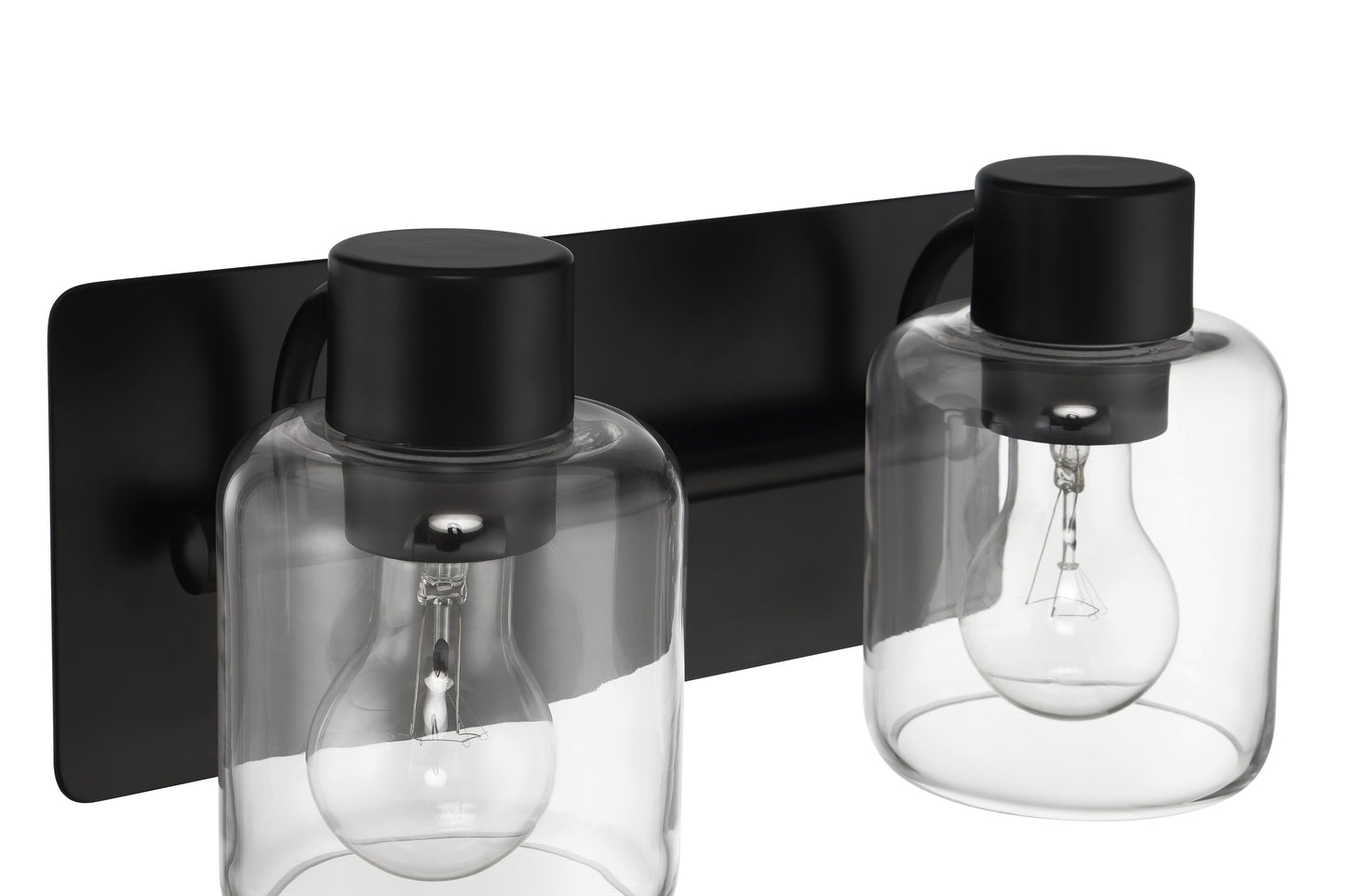 17712FB2 - Rori 2 Light 12.38" Wide Vanity Light - Flat Black