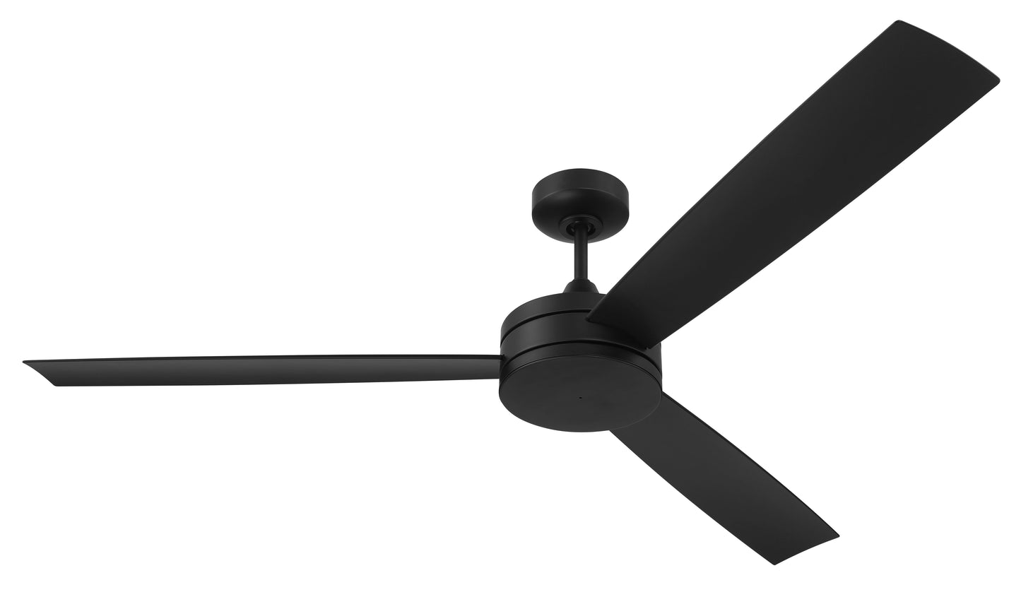 INS62FB3 - Inspo 62 Indoor/Outdoor 62" 3 Blade Indoor Outdoor Ceiling Fan - Flat Black