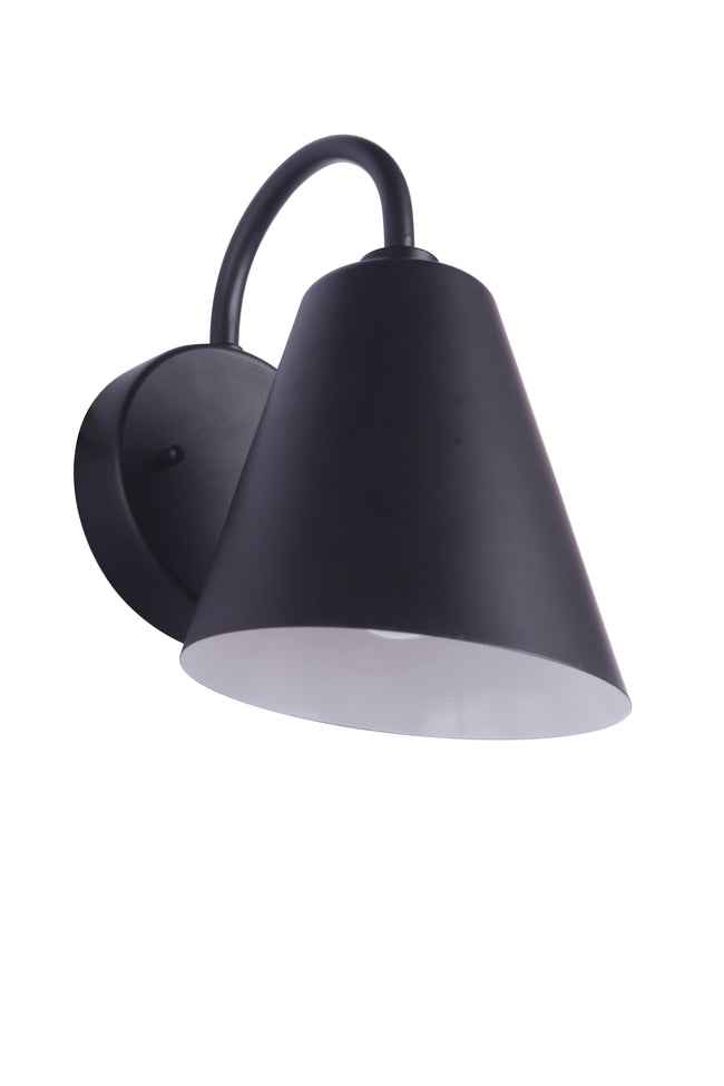 ZA5004-MN - Point Clear 1 Light 10.38" High Outdoor Wall Lantern - Midnight