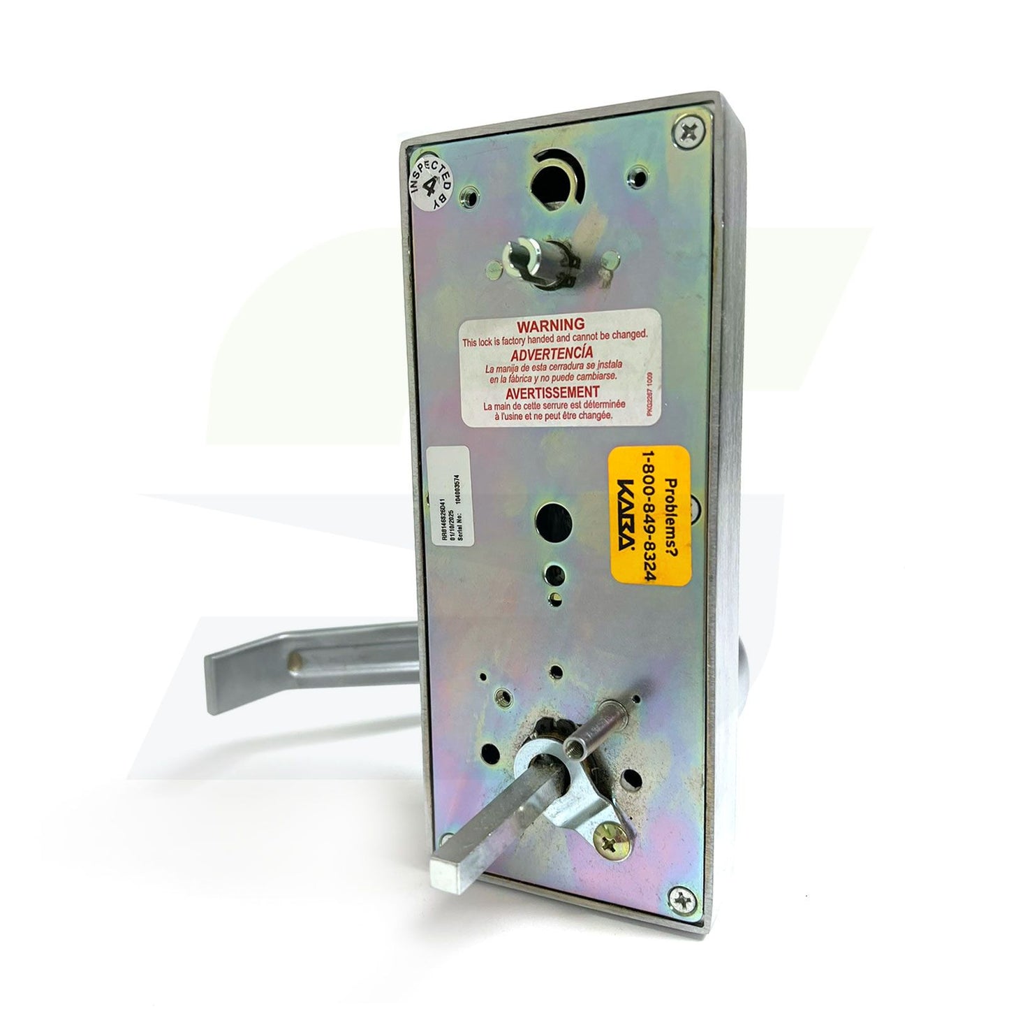 Simplex 8100 - Right Hand Reverse Mechanical Pushbutton Lever Mortise Combination Entry Lock