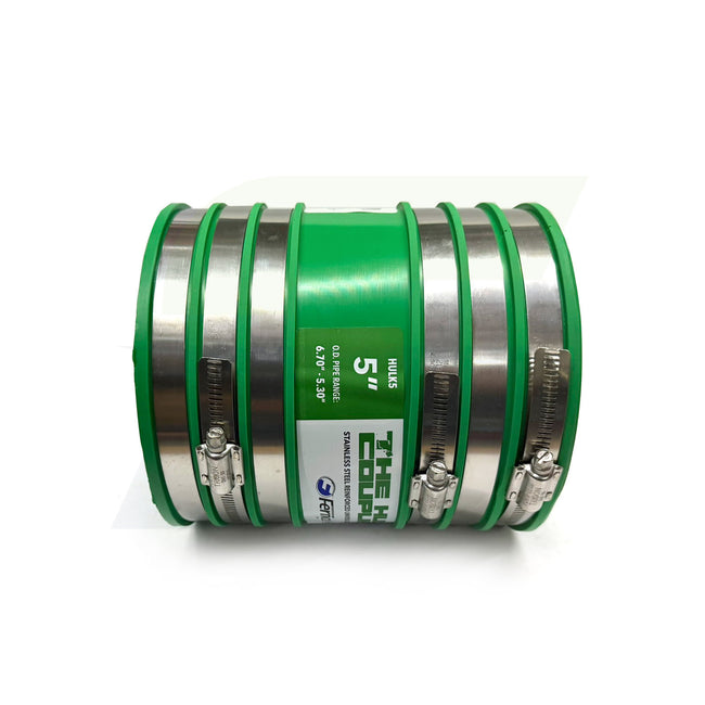 The HULK Coupling - 5" Universal Sewer and Drain Repair Coupling