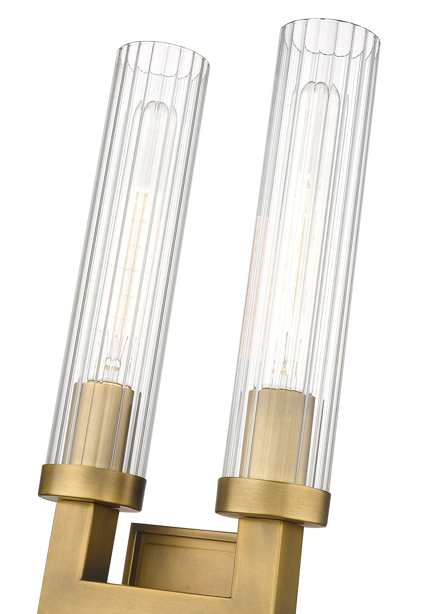 3031-2S-RB - Beau 2 Light Wall 17" Sconce - Rubbed Brass