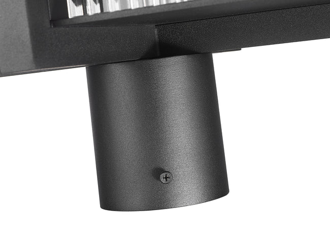 5031PHXLR-BK - Fortis 3 Light Outdoor Post Mount 34" Fixture - Sand Black