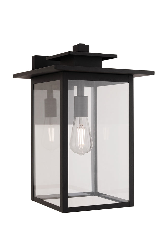 ZA7034-TB - Rock Creek 1 Light 17" High Outdoor Wall Lantern - Textured Black