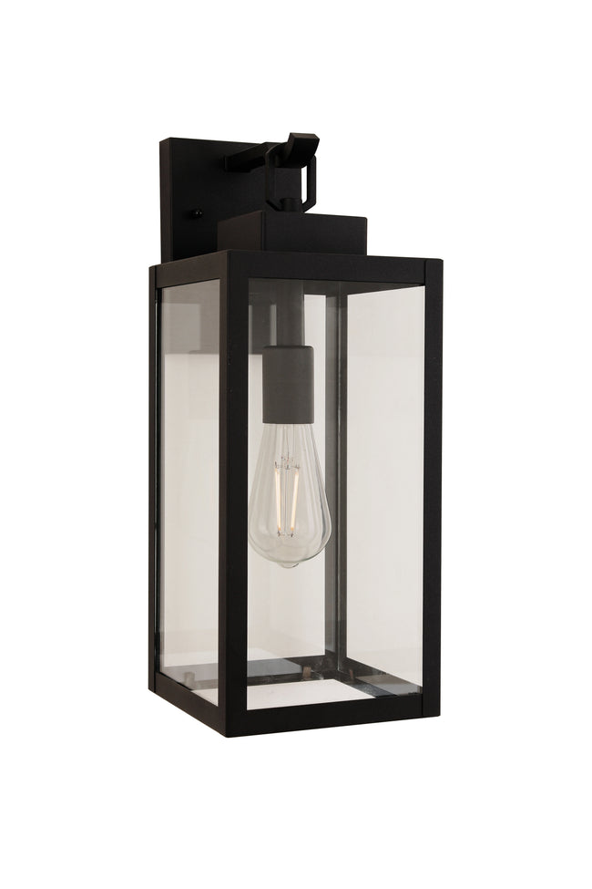 ZA6814-TB - Marin 1 Light 17" High Outdoor Wall Lantern - Textured Black