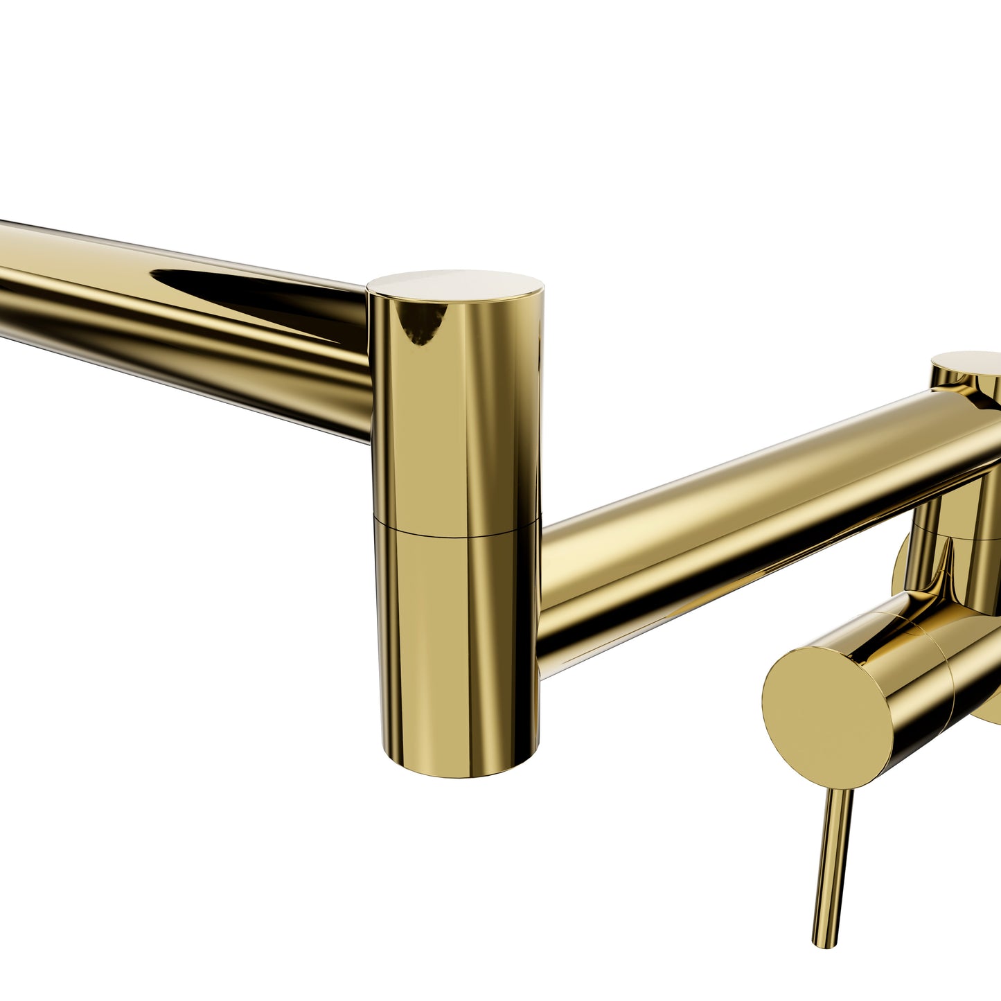 GEM-FPF-PG - Gemini Pot Filler in Polished Gold