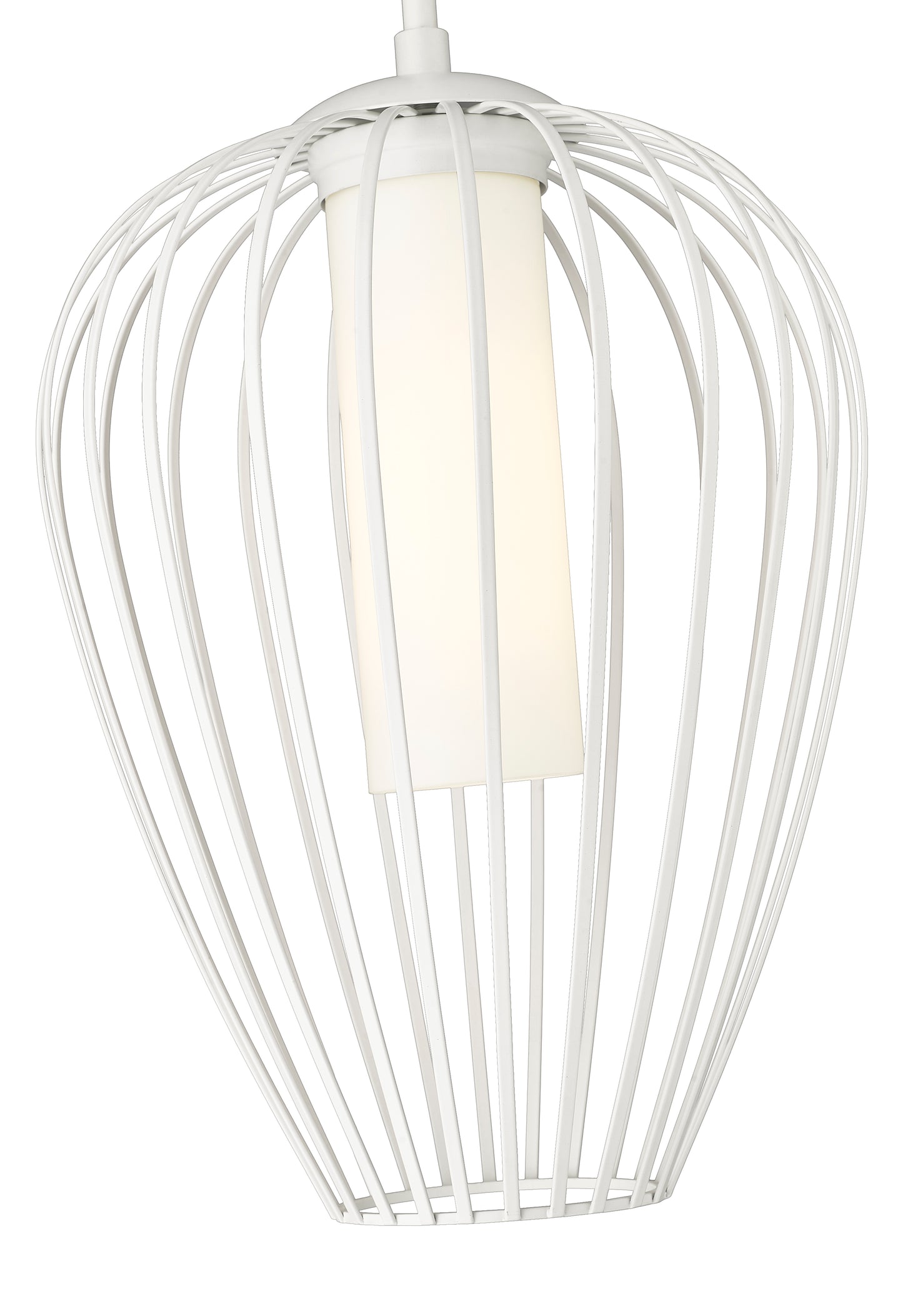7507-12TW - Savanti 1 Light 12" Pendant - Tundra White