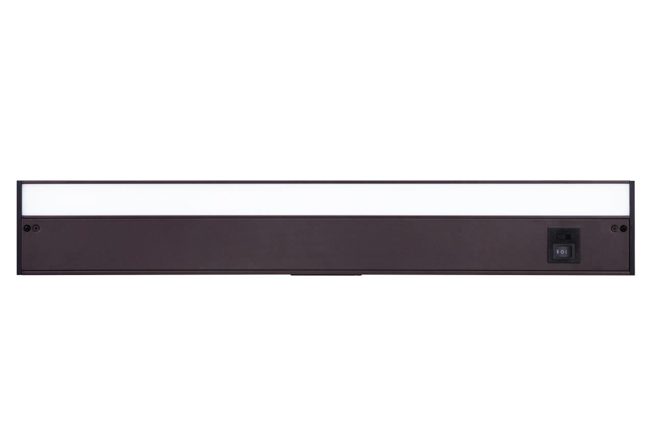 CUC3024-BZ-LED - 3CCT Under Cabinet Light Bars 1 Light 3.63" Wide Under Cabinet Light Bar - Bronze