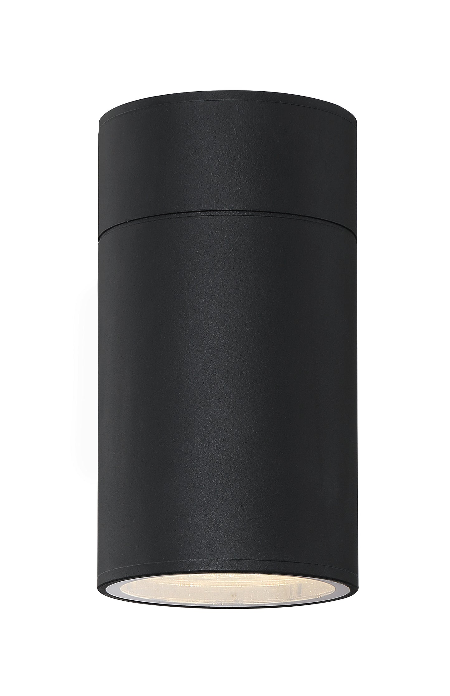 ZA2124-TB-LED - Pillar 1 Light 7.88" High Outdoor Wall Lantern - Textured Black