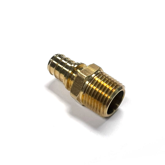 317174-001 - 3/8" x 1/2" MPT EVERLOC+ LF Brass Adapter