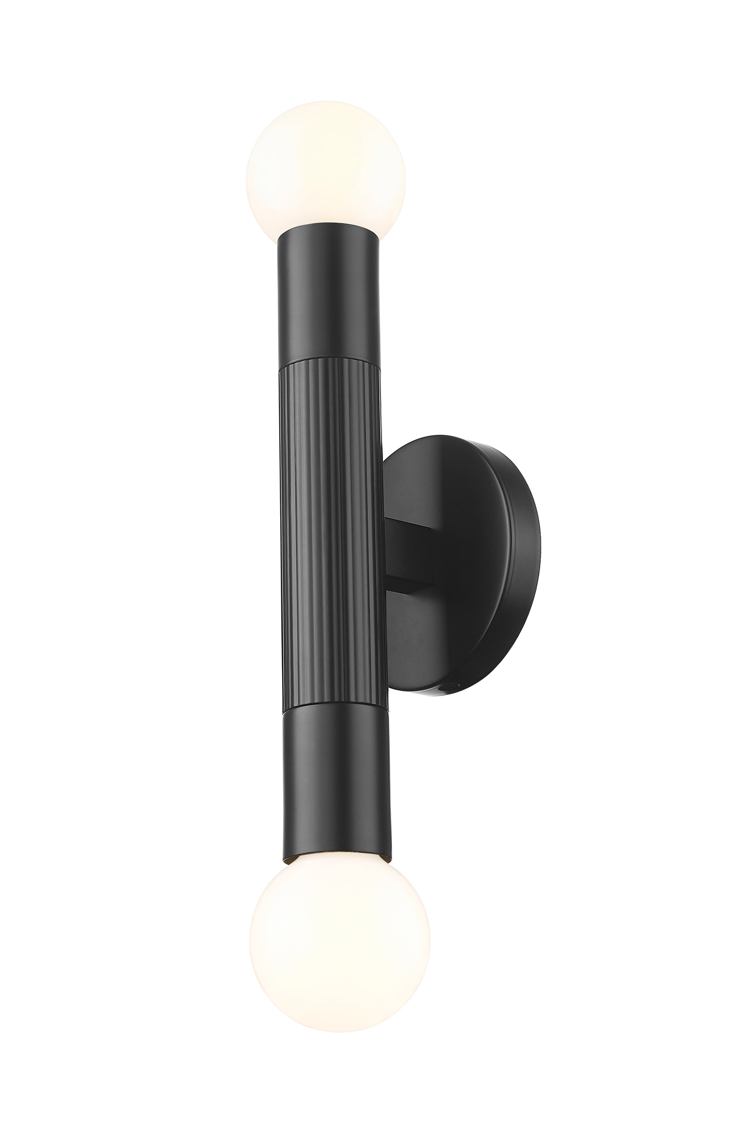 1956-2S-MB - Stari 2 Light Wall 12" Sconce - Matte Black