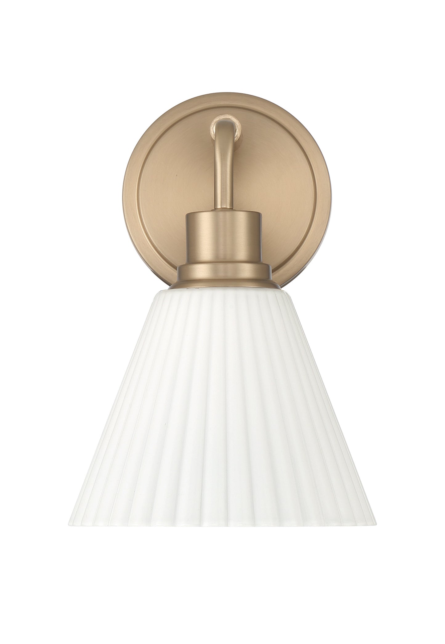 62301-CPZ - Pleated II 1 Light 10.38" High Wall Sconce - Premium Bronze