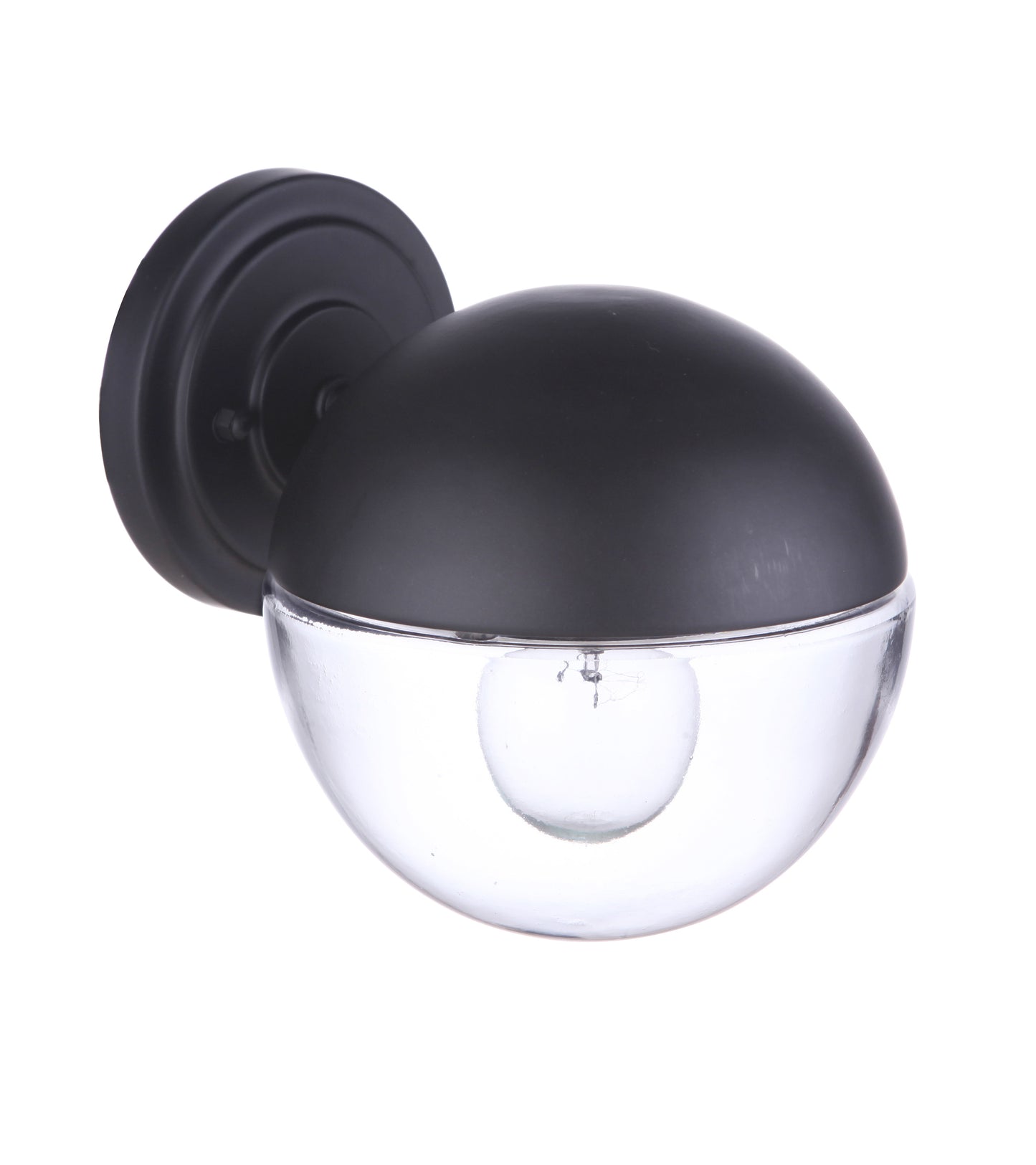 ZA3404-MN - Evie 1 Light 7.25" High Outdoor Wall Lantern - Midnight