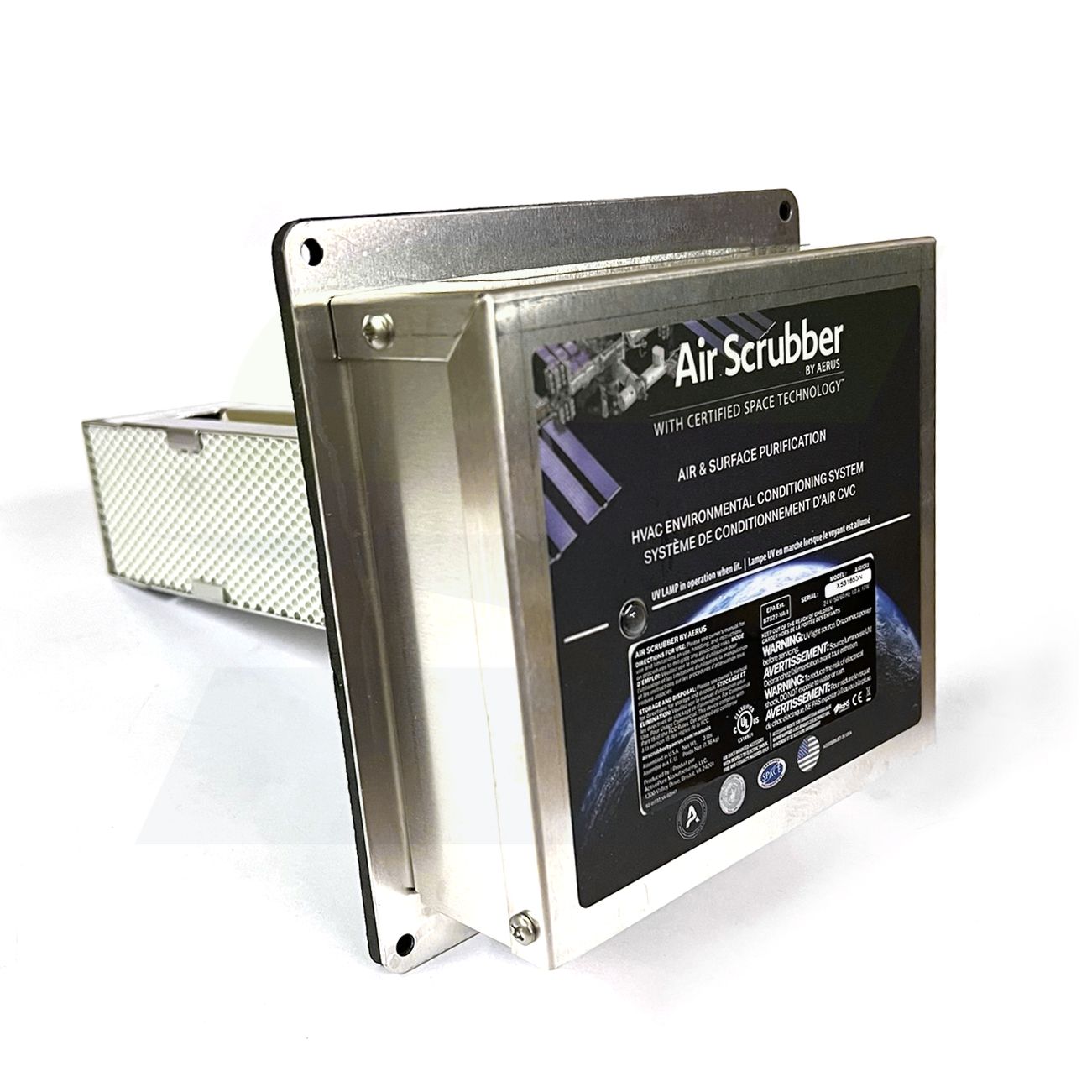 9960052 - Air Scrubber Duct Mounted Surface & Air Purification System - Ozone Free