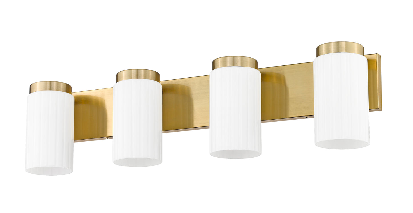 746-4V-LG - Burk 4 Light 30" Vanity - Luxe Gold
