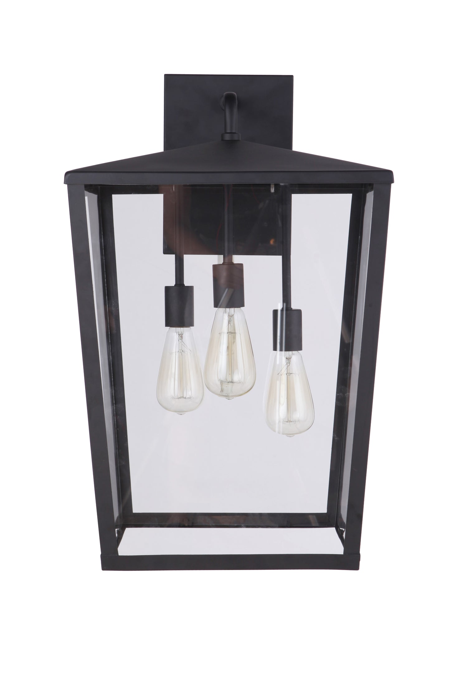 ZA4644-MN - Olsen 3 Light 24" High Outdoor Wall Lantern - Midnight