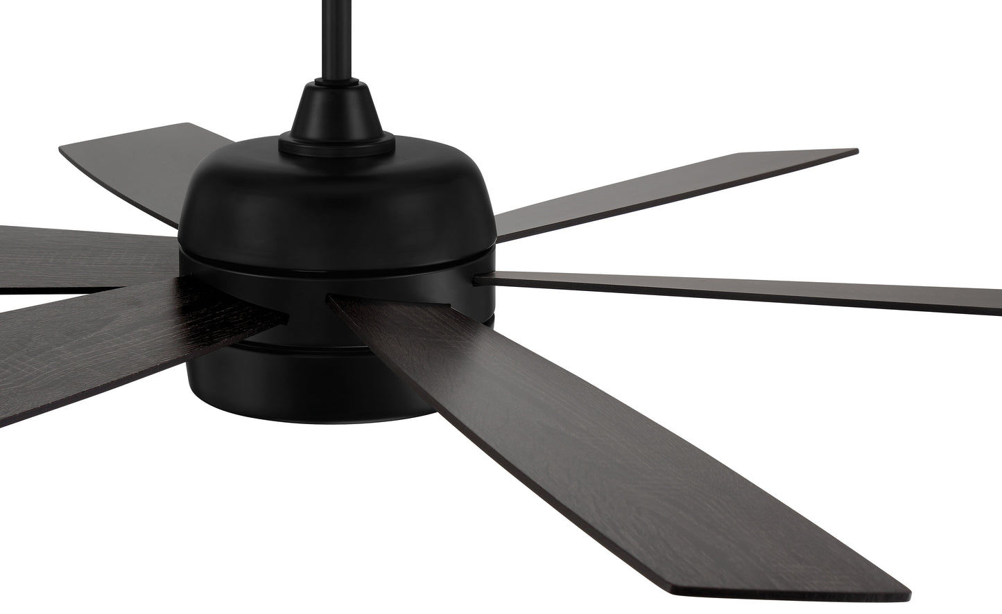 TRV52FB6-NWF - Trevor 52" Indoor/Outdoor Ceiling Fan with no Wifi 52" 6 Blade Indoor Outdoor Ceiling Fan with Light Kit - Flat Black