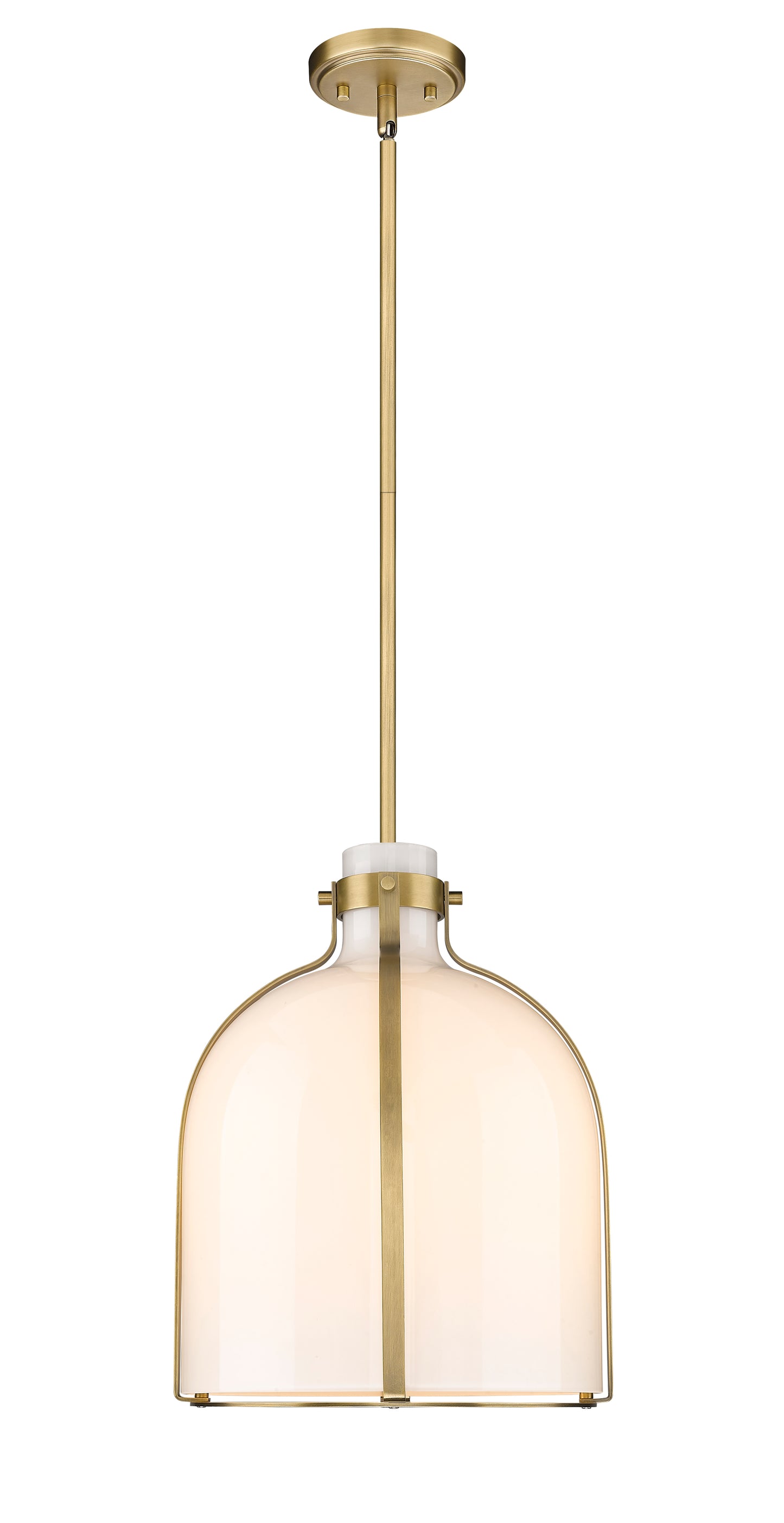 818-12RB - Pearson 1 Light 12" Pendant - Rubbed Brass