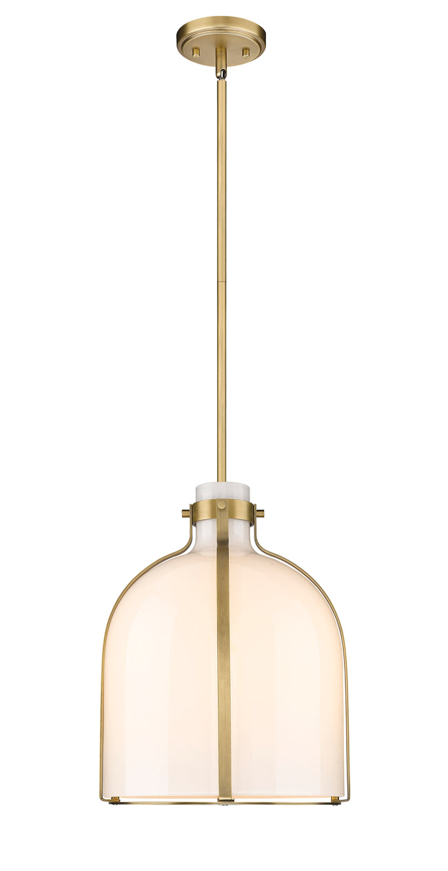 818-12RB - Pearson 1 Light 12" Pendant - Rubbed Brass