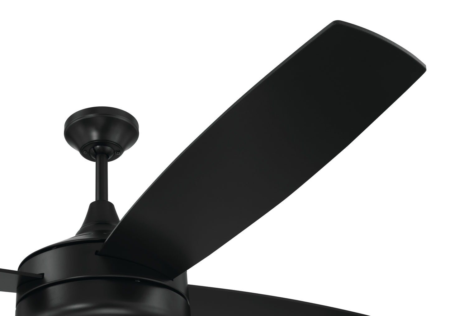 PHZ52FB4 - Phaze II 4- Blade 52" 4 Blade Ceiling Fan with Light Kit - Flat Black