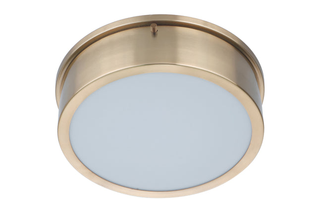 X6711-SB-LED - Fenn 1 Light 11" Wide Flush Mount - Satin Brass