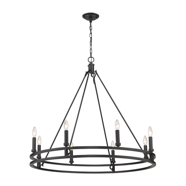 4005-8 - Dennison 8 Light 36" Chandelier