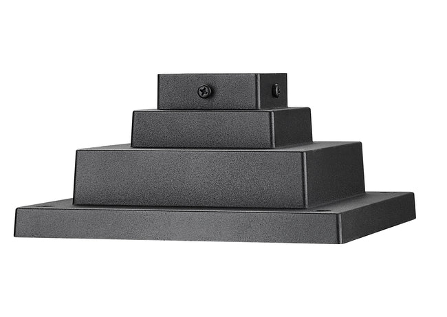 LSQPM-BK - Pier Mounts Outdoor Pier Mount 4" - Sand Black