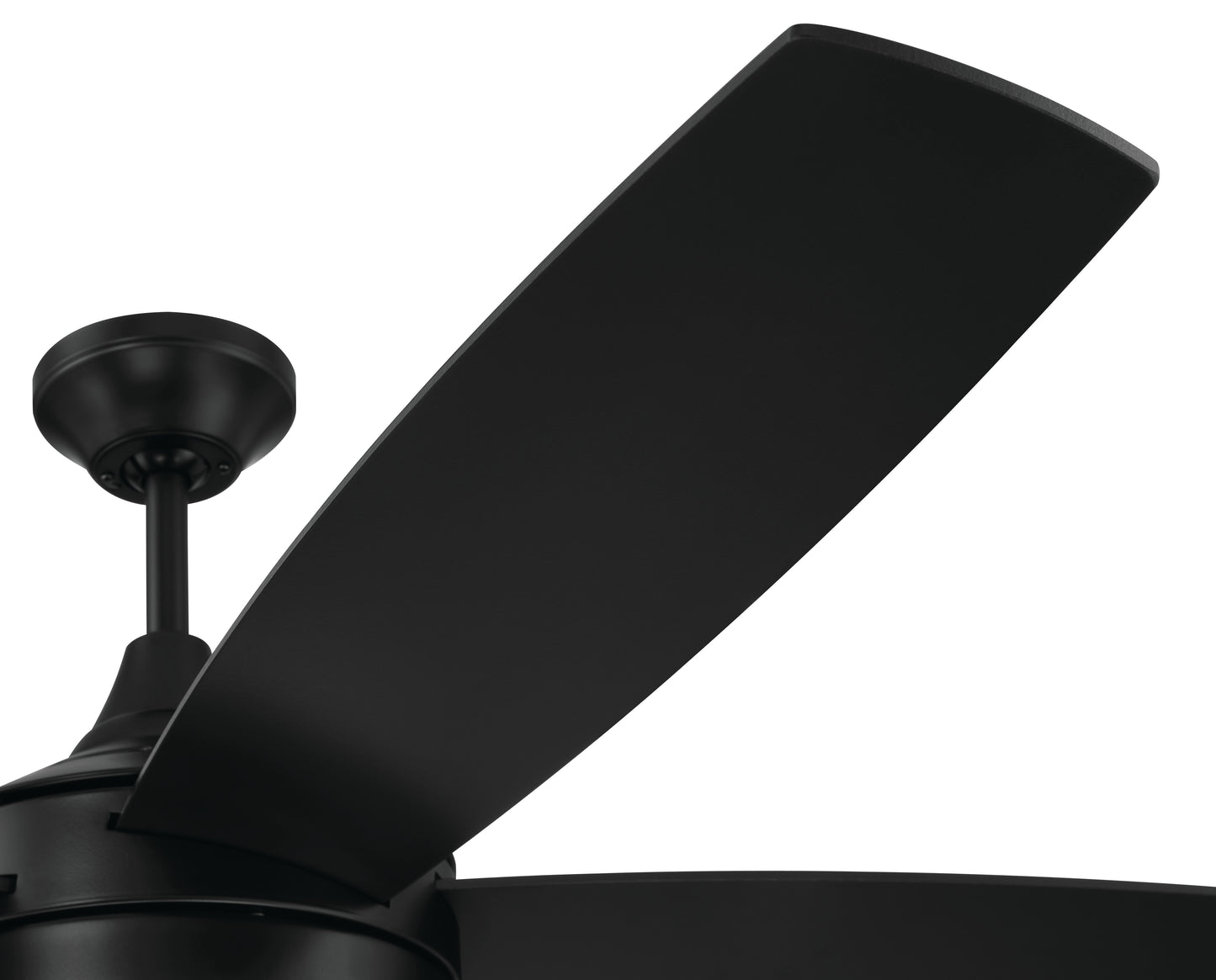 PHZ52FB5 - Phaze II 5- Blade 52" 5 Blade Ceiling Fan with Light Kit - Flat Black